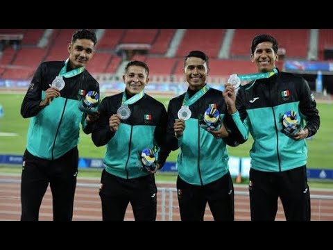 México conquista histórica medalla de plata en relevos 4x400 en Santiago 2023