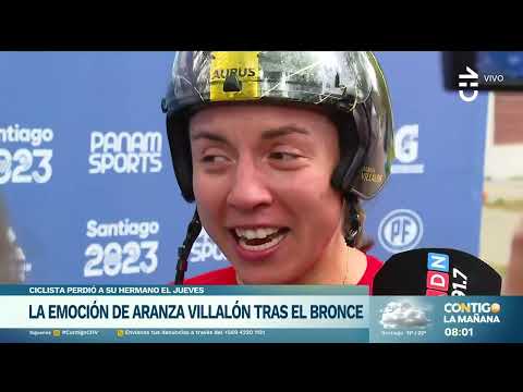 TRAS PERDER A SU HERMANO: La emoción de Aranza Villalón tras ganar bronce en Santiago 2023
