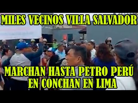 VECINOS DE PACHACAMAC Y VILLA SALVADOR PIDE RETIRO DE MALLA DE PETRO PERÚ QUE AFECTA ESTE SECTOR ...