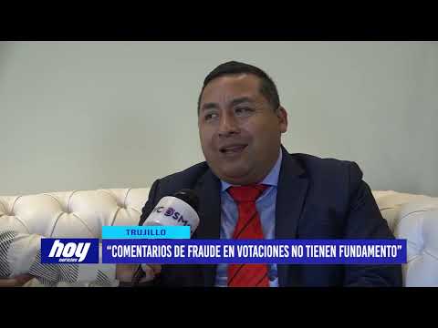 José Ruíz: “Las elecciones fueron transparentes y ONPE puede dar fe de ello”