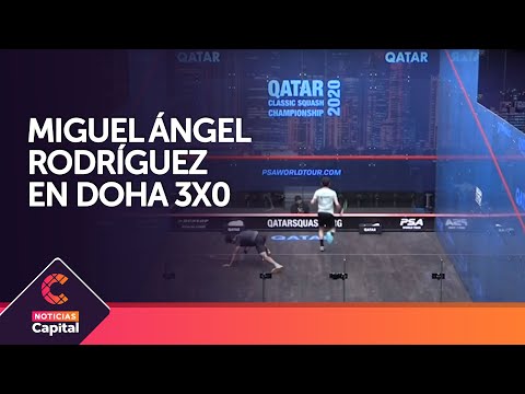 Primera victoria para Miguel Ángel Rodríguez en Doha 3X0