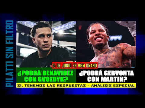 Primera Mirada: ¿Gervonta puede con Martin? ¿Benavidez puede con Gvozdyk? Vea las respuestas