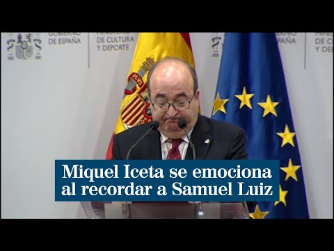 Miquel Iceta se emociona al recordar a Samuel Luiz: Ha sido víctima de la homofobia