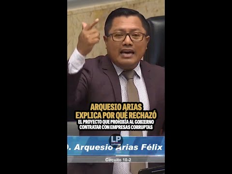 Diputado explicó las razones por las cuales votó no al proyecto para inhabilitar empresas corruptas