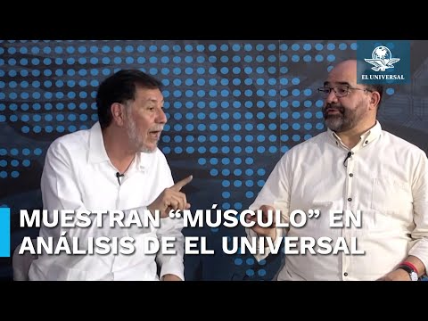 Noroña y Álvarez Icaza se dan “agarrón” en mesa de análisis de EL UNIVERSAL tras primer debate