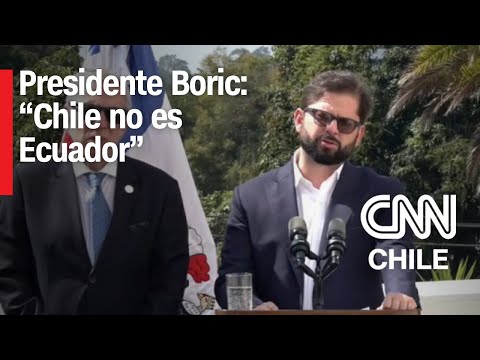 Pdte. Boric expresa preocupación por comparaciones: Chile tiene instituciones fuertes y sólidas
