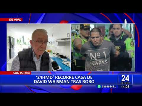 VIVO 24 Horas Mediodía recorre vivienda de David Waisman tras asalto