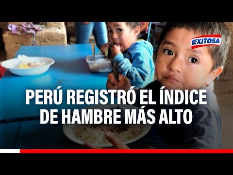 Perú registró en 2022 el índice de hambre más alto en 10 años, revela informe