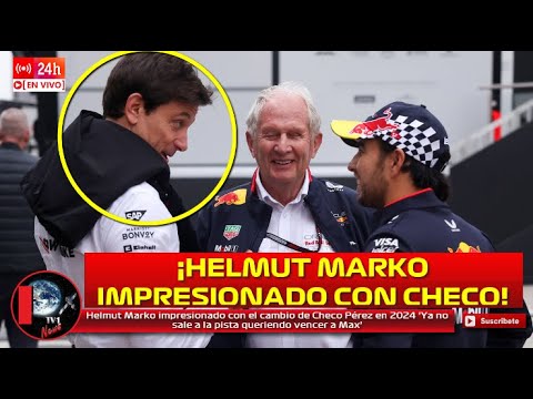 Helmut Marko impresionado con el cambio de Checo Pérez ‘Ya no sale a la pista queriendo vencer a Max