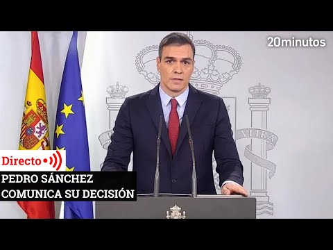 Pedro Sánchez anuncia su decisión sobre si renuncia como presidente