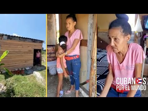 Cubana con niña de 8 años que limpió basurero para hacer su casita, ahora corre riesgo de desalojo.