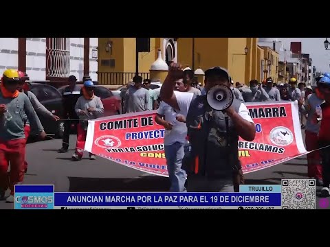 Trujillo: anuncian Marcha por la paz para el 19 de diciembre