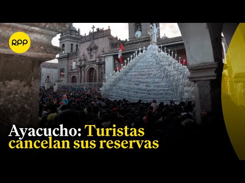 Ayacucho: Turistas cancelan 20 % de sus reservas durante Semana Santa