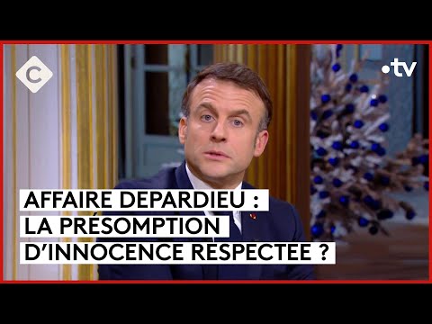 Gérard Depardieu : Emmanuel Macron réagit - C à Vous - 20/12/2023