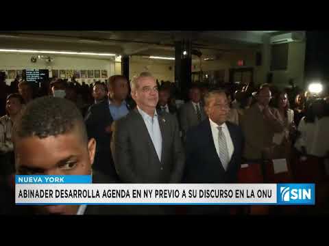 Abinader desarrolla agenda en NY previo a su discurso en la ONU