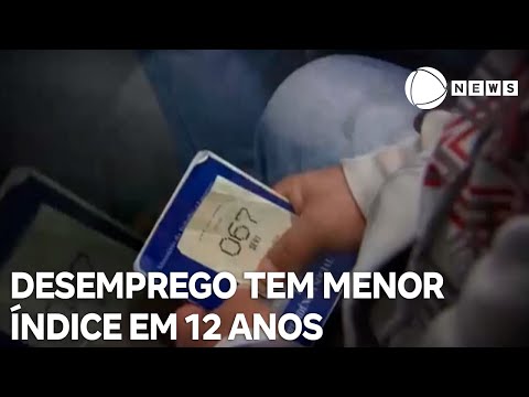 Desemprego alcança menor índice em 12 anos, aponta IBGE