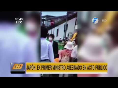 Japón: Muere ex primer ministro tras ser baleado en acto público