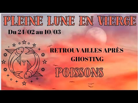 #POISSONS ~ RETROUVAILLES APRÈS GHOSTING. Pleine lune en Vierge #pisces  #astrology #poissons