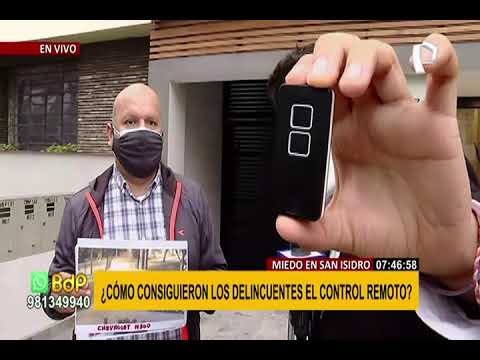 Robo en edificio de San Isidro: ladrones habrían clonado control remoto para ingresar a cochera