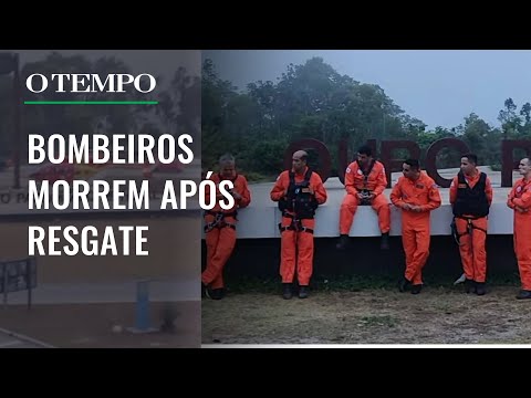 Helicóptero dos Bombeiros cai após resgate de vítima de outro avião que caiu