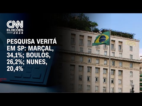 Pesquisa Veritá em SP: Marçal, 34,1%; Boulos, 26,2%; Nunes, 20,4% | BASTIDORES CNN