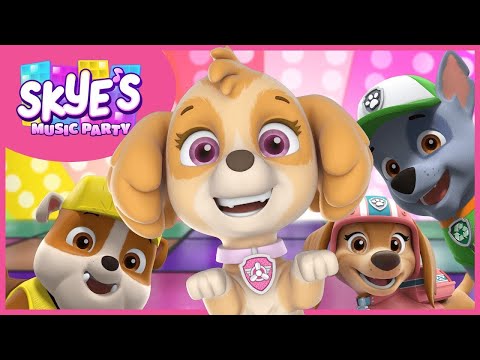 Paw Best Friends Forever! - Skye's Music Party - PAW Patrol Music Cartoons for Kids