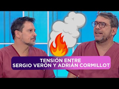 Momento de tensión entre Adrián Cormillot y Sergio Verón por la estrategia de los participantes