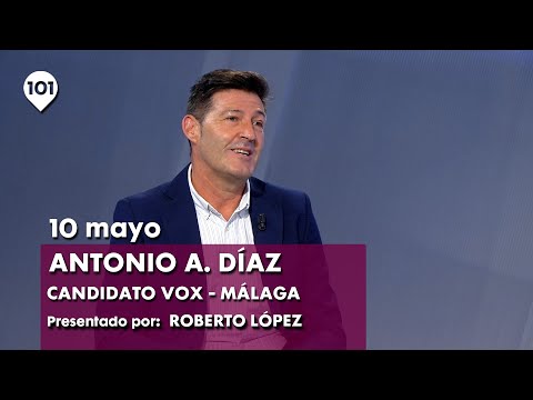 Antonio Alfonso Alcázar, candidato a la alcaldía por VOX en Málaga | 10 mayo