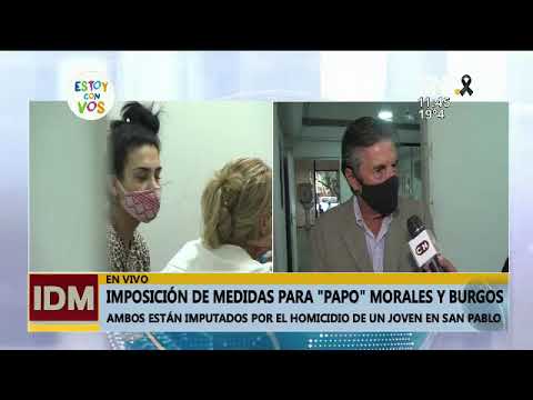 Imposición de medidas para Gregorio 'Papo' Morales y Cynthia Burgos