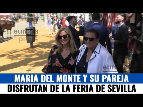 MARÍA DEL MONTE vuelve a SONREÍR junto a INMACULADA CASAL en la FERIA DE SEVILLA