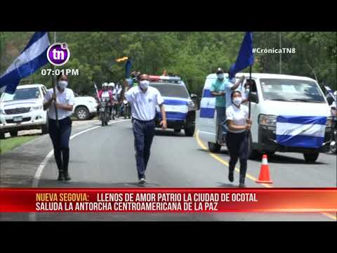 Ocotal recibe la Antorcha de La Paz y Fraternidad con una caravana vehicular – Nicaragua