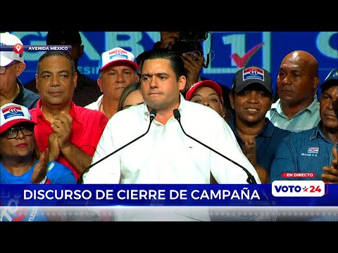 Discurso de cierre de campaña de José Gabriel Carrizo, candidato presidencial del PRD y Molirena