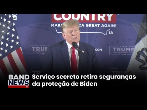 Serviço secreto retira seguranças da proteção de Biden | BandNews TV