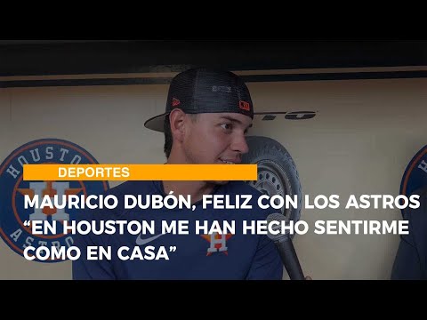 Mauricio Dubón, feliz con los Astros “En Houston me han hecho sentirme como en casa”