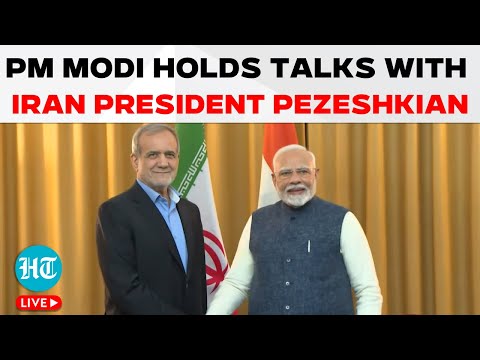 BRICS Summit LIVE | PM Modi Meets President Masoud Pezeshkian Of Iran | Kazan | Russia