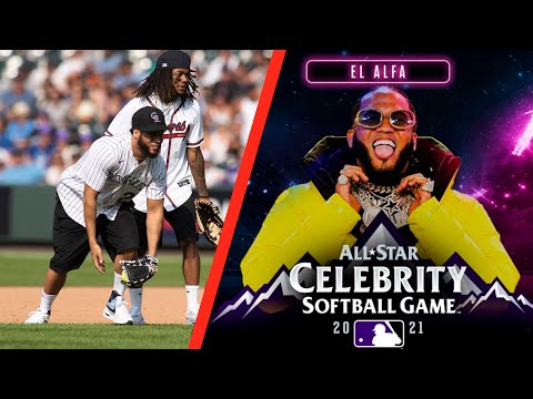 El Alfa participo en el All Star Celebrity Sofball de la MLB