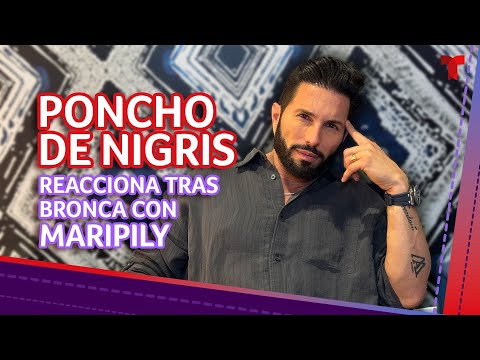 Poncho de Nigris en shock tras fuerte pelea con Maripily: “Se paró y como que me quería golpear”