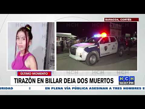 Sicarios matan a dos personas en Puerto Cortés