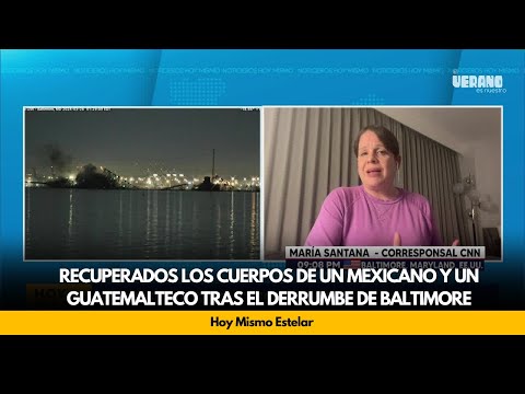 Recuperados los cuerpos de un mexicano y un guatemalteco tras el derrumbe de Baltimore