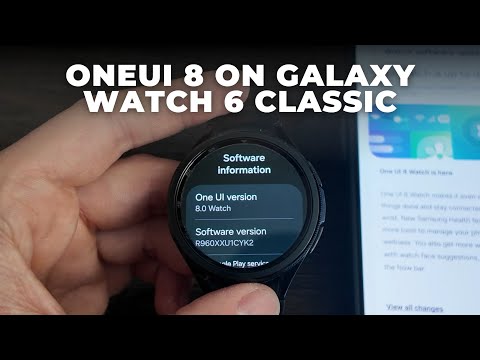 One UI 8 on Galaxy Watch 6 Classic – New Features, Changes & First Look
