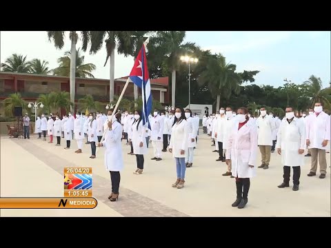 Brigada médica cubana partió a Sudáfrica al combate de la COVID-19
