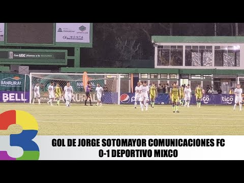GOL de Jorge Sotomayor Comunicaciones FC 0-1 Deportivo Mixco
