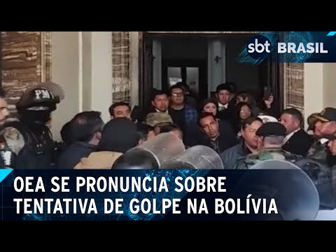 OEA condena tentativa de golpe de Estado na Bolívia | SBT Brasil (27/06/24)