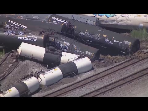 Controlled burn planned in cleanup efforts for Matteson Train Derailment