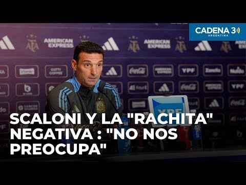 SCALONI habló en conferencia antes del encuentro de la SELECCIÓN frente a Bolivia  | Cadena 3