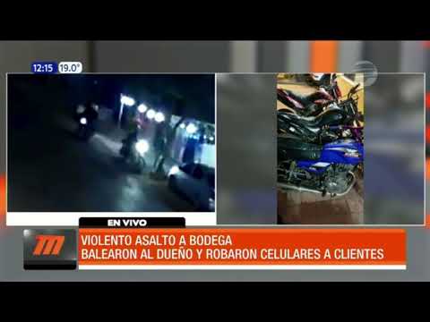 Violento asalto a una bodega en Asunción
