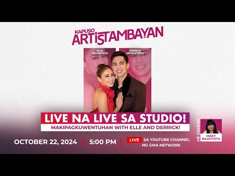 Kapuso ArtisTambayan: Elle Villanueva and Derrick Monasterio