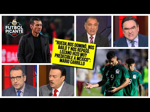 SIN PIEDAD Mario Carrillo CULPA a JAIME LOZANO por derrota de MÉXICO ante HONDURAS | Futbol Picante