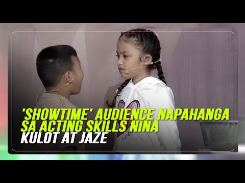 'Pati ako naiyak e!': 'Showtime' audience napahanga sa acting skills nina Kulot at Jaze