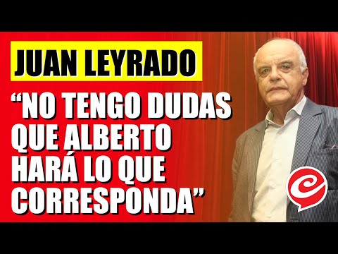 Juan Leyrado con Crónica HD: No tengo dudas que Alberto hará lo que corresponda